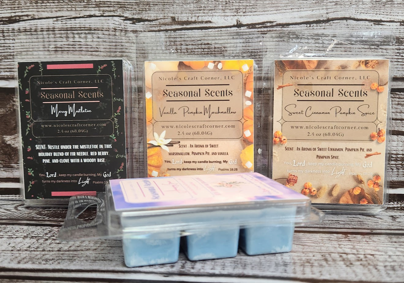Seasonal Scent Candles and wax melts