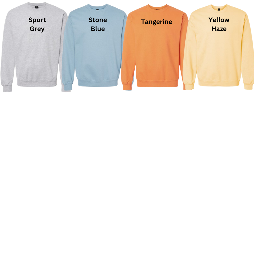 Custom Adult Softstyle Midweight Crewneck Sweatshirt
