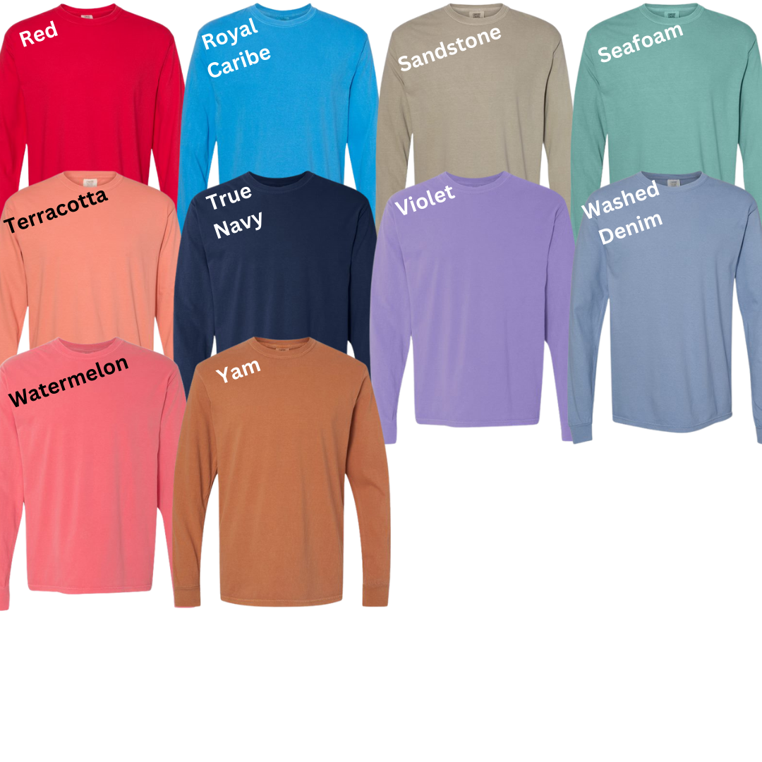 Adult Comfort Colors Long Sleeve T-Shirt
