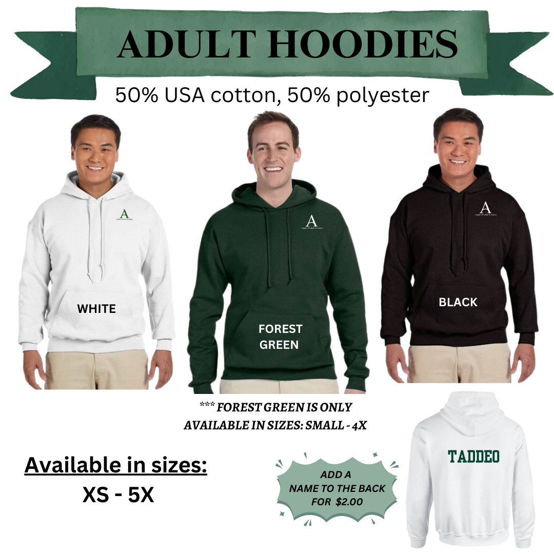 AGAPE ADULT 50/50 BLEND HOODIES