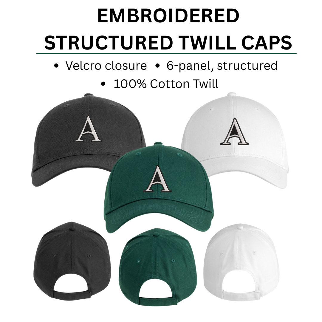 AGAPE STRUCTURED TWILL HATS