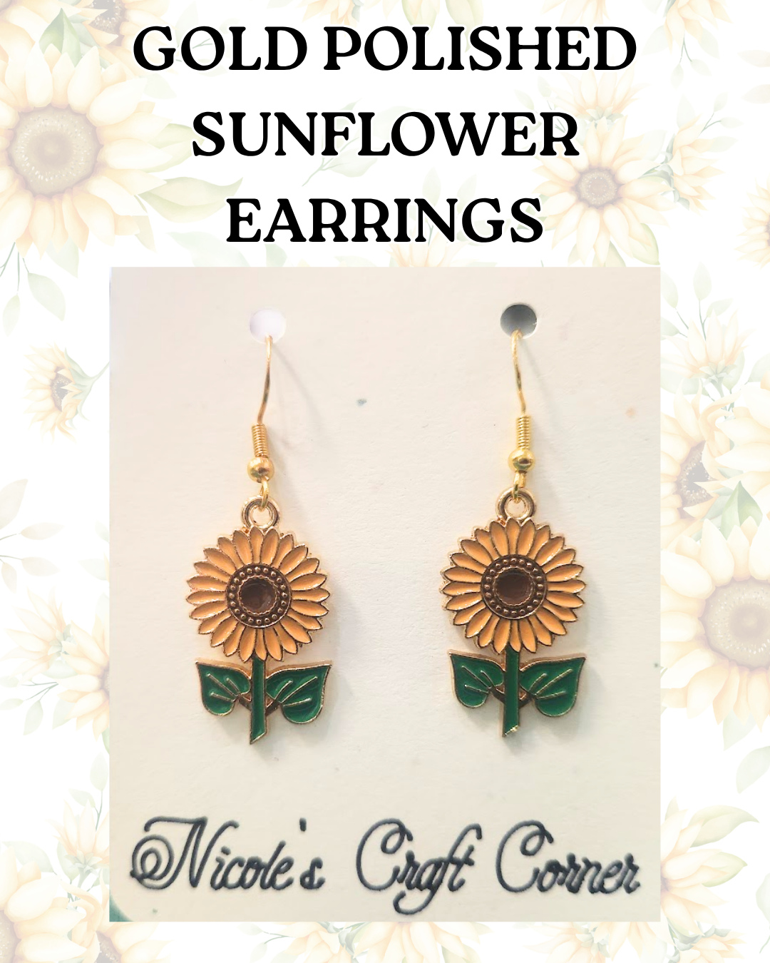 Sunflower Earrings