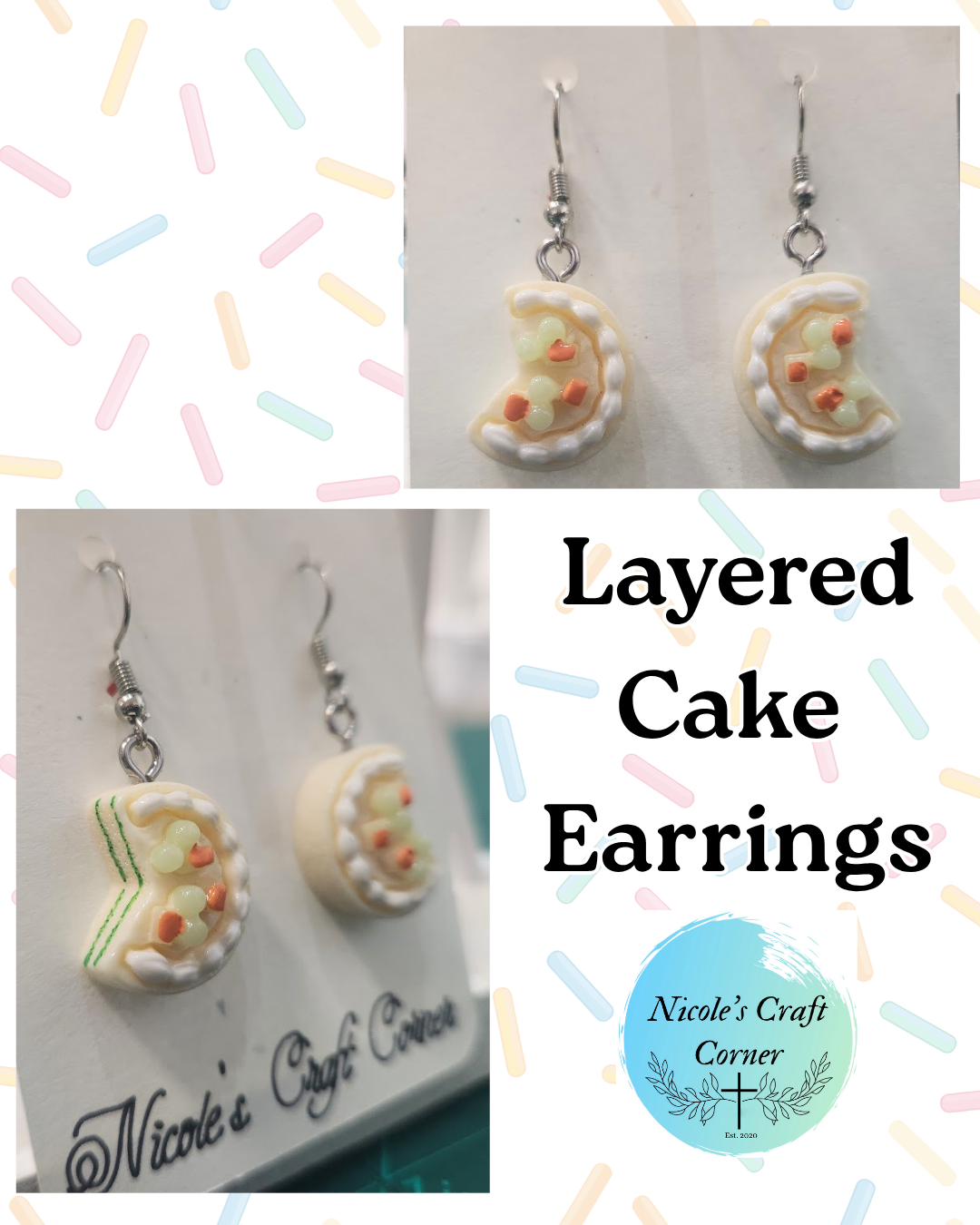 Layered Cake Earrings