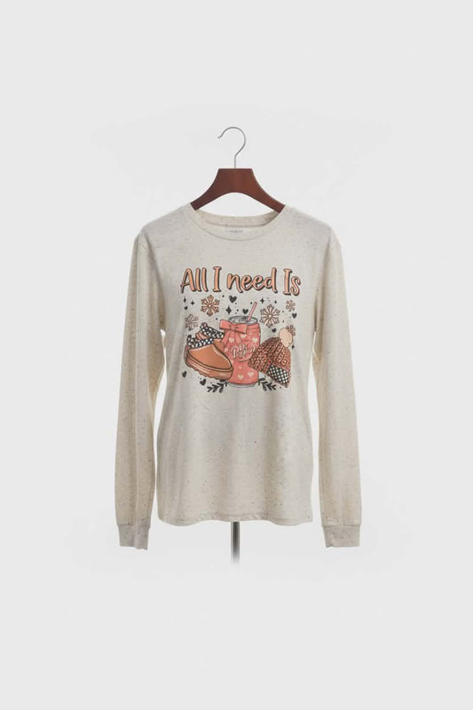 All I Need Is Dr. Pepper Fall Long Sleeve T-Shirt