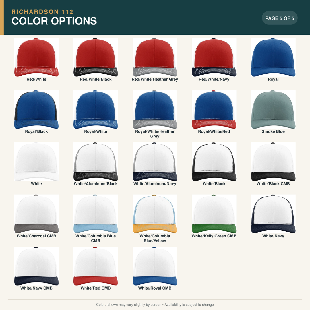 Custom Richardson 112 Snapback Trucker Hat