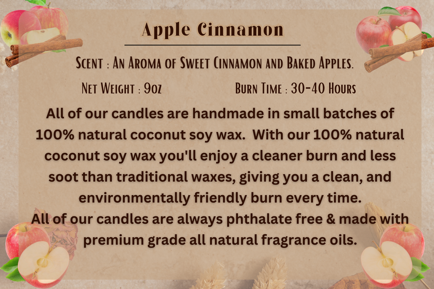 Seasonal Scent Candles and wax melts