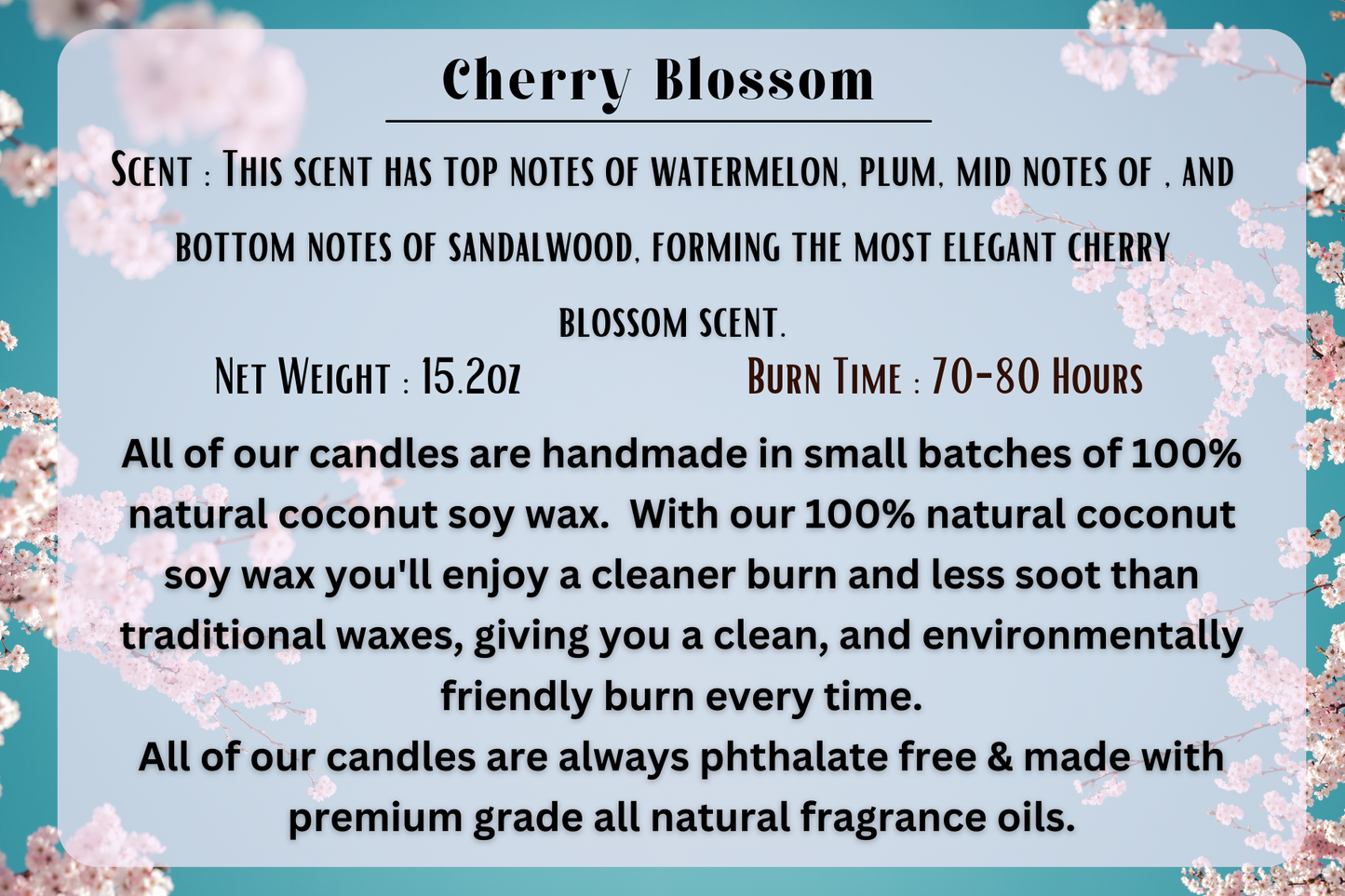 Seasonal Scent Candles and wax melts