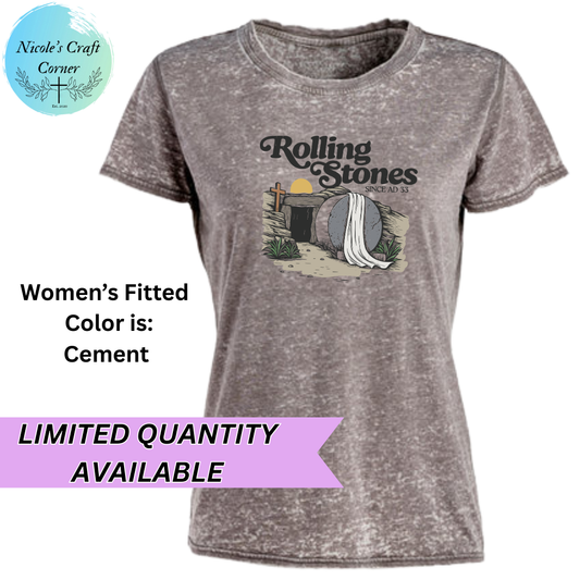 Rolling Stones Easter Jersey Acid Washed T-Shirt