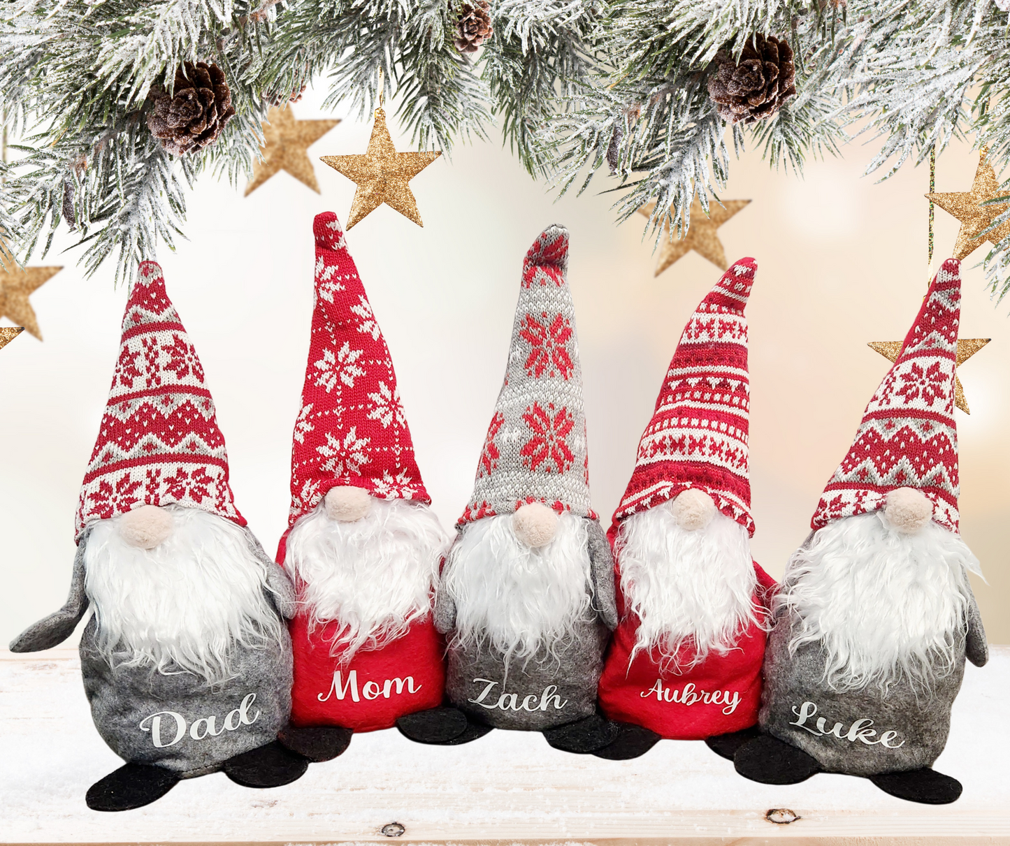 Personalized Christmas Gnomes