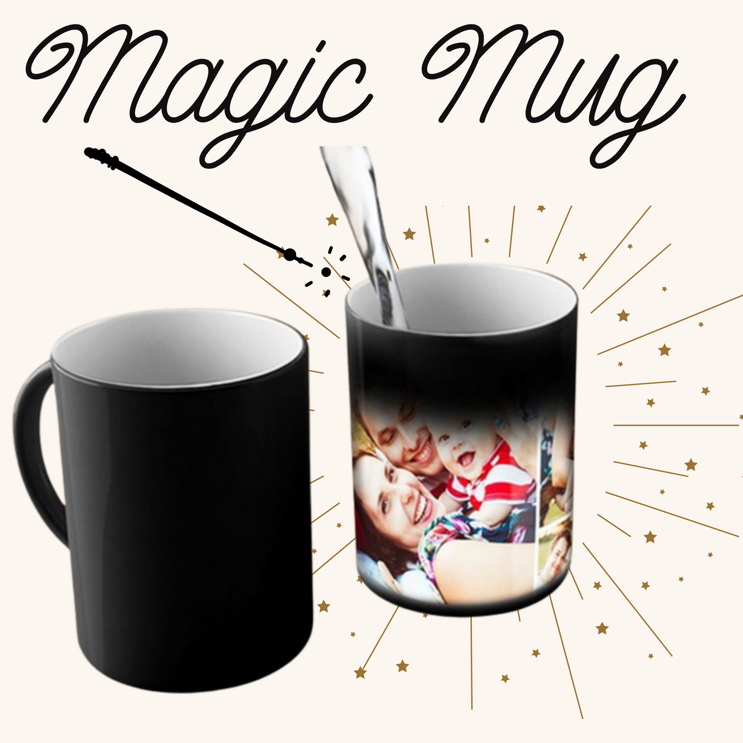 Personalized Christmas Mug, Magic Mug, Cocoa Mug, Hot Cocoa Mug for kids, Christmas Mug