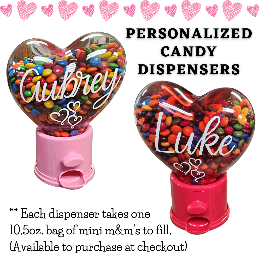 Personalized Candy Dispensers