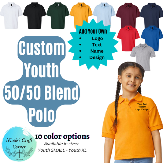 Youth 50/50 Blend Polos