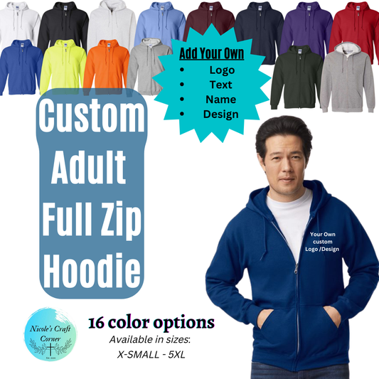 Custom Zip-Up Hoodies