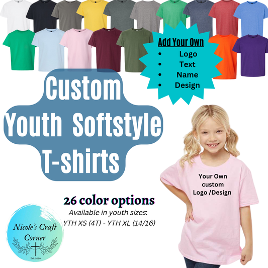 Youth Custom Softstyle T-shirts