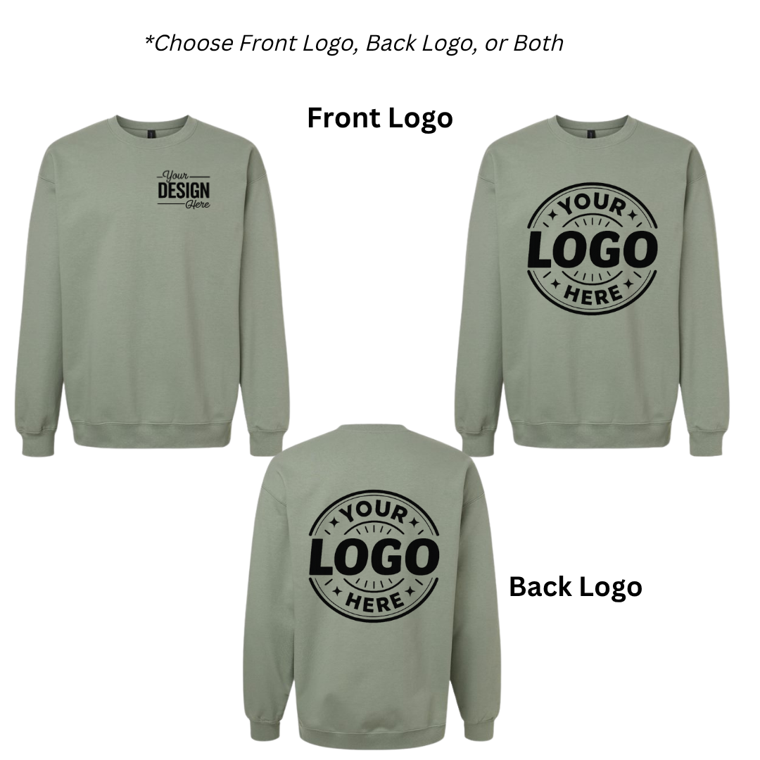Custom Adult Softstyle Midweight Crewneck Sweatshirt
