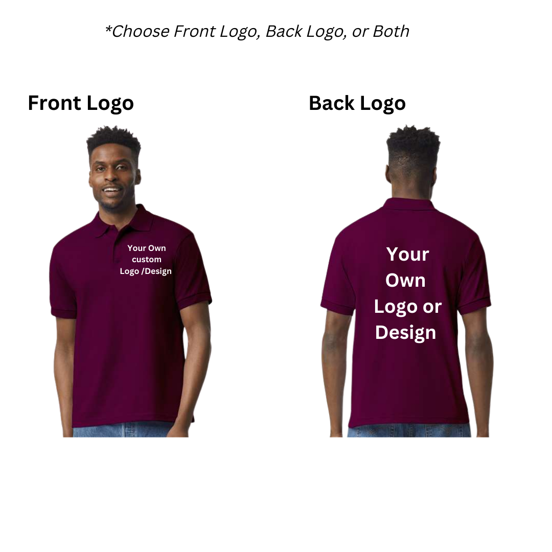 Custom Adult 50/50 Blend Polo Shirts