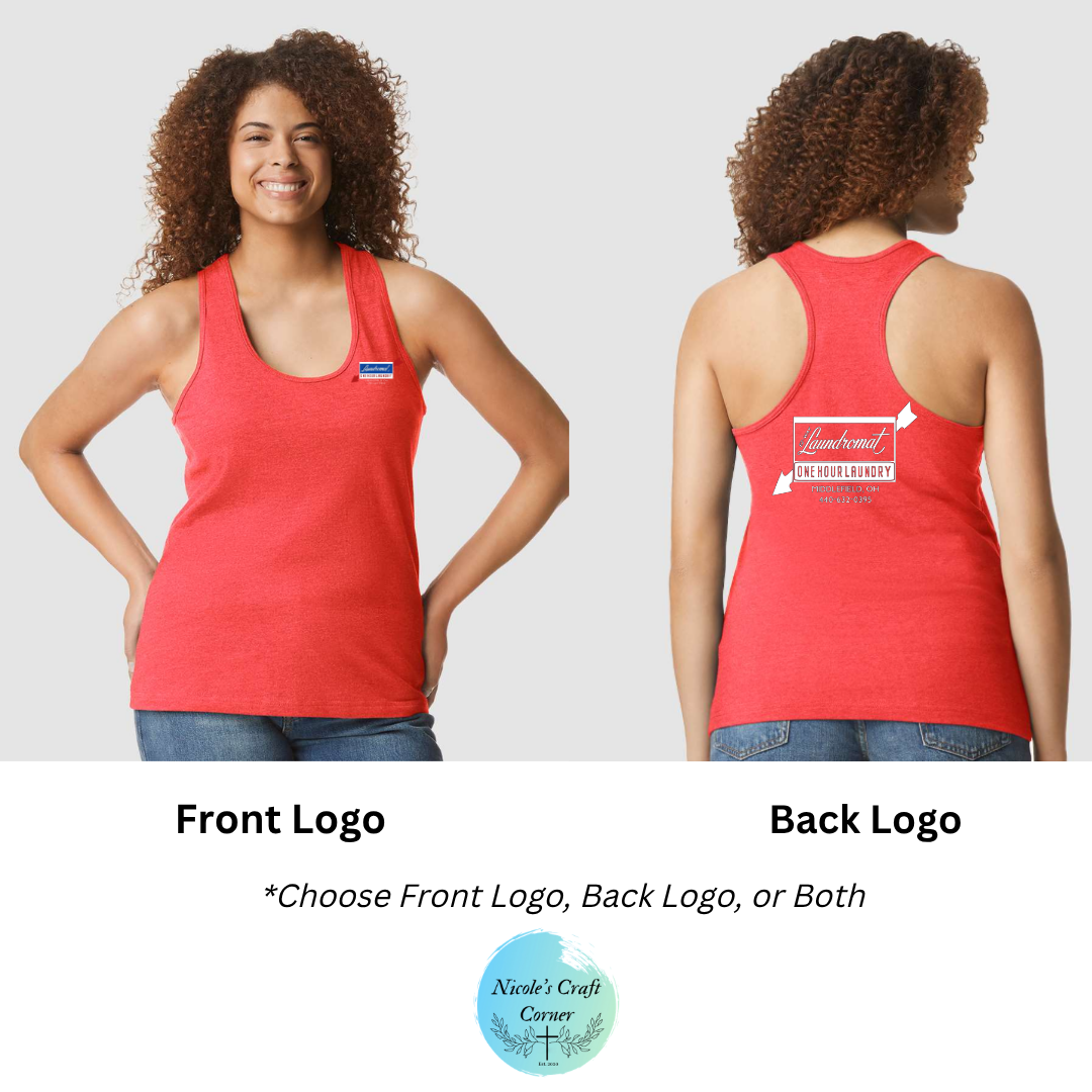 Women's Softstyle CVC Racerback Tank Top