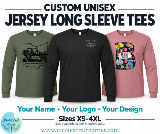 Adult Long-Sleeve Jersey T-shirts