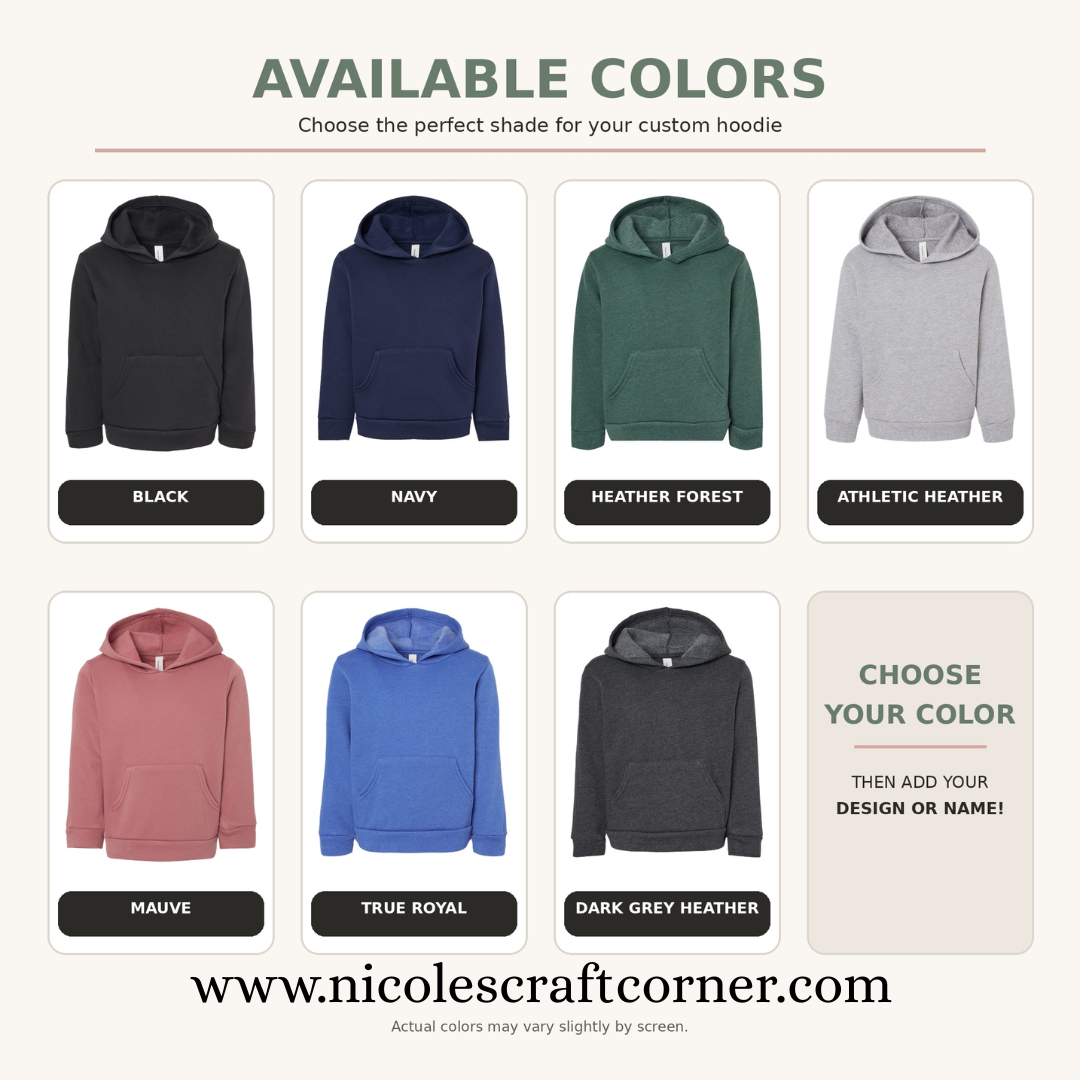 Toddler Sponge Fleece Pullover Hoodie Sweatshirts