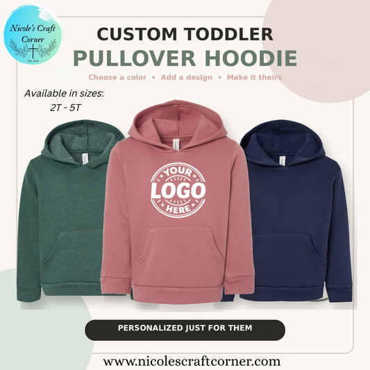 Toddler Sponge Fleece Pullover Hoodie Sweatshirts