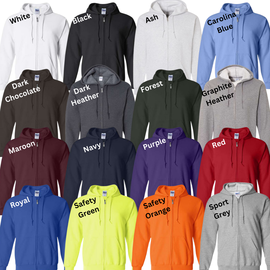 Custom Zip-Up Hoodies