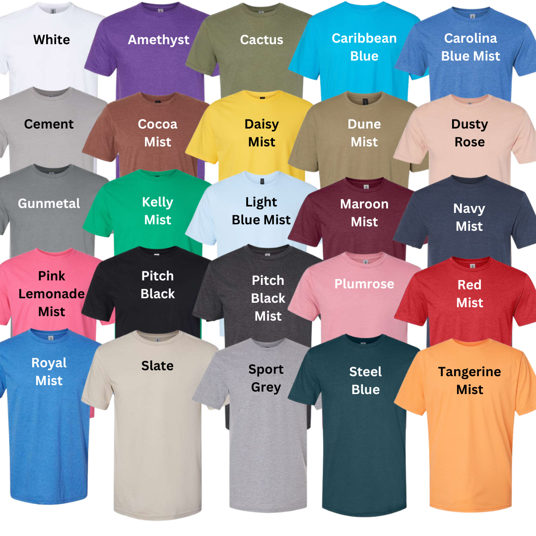 Custom  Adult Softstyle CVC T-Shirts