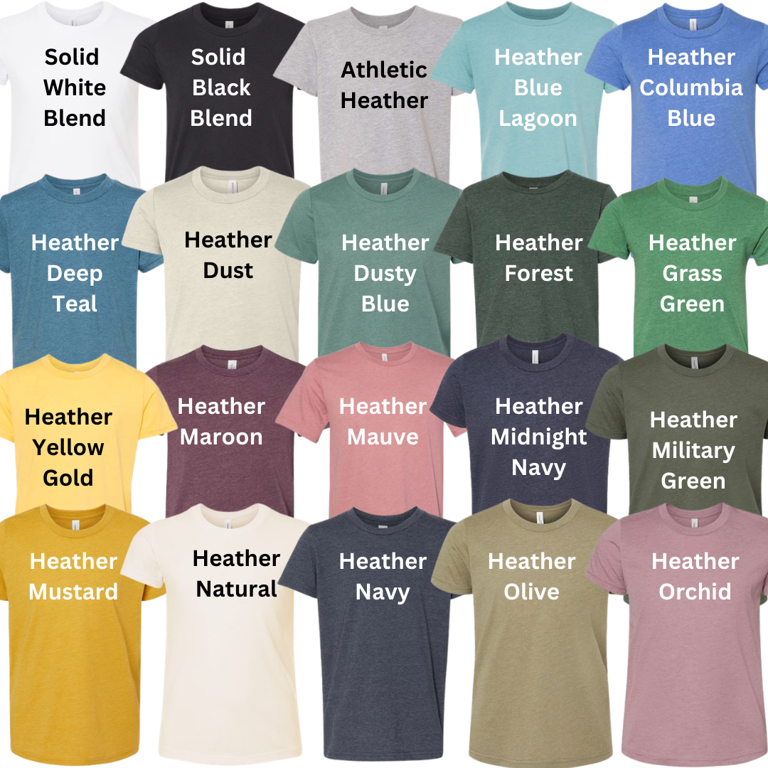Custom Youth CVC Jersey T-Shirt