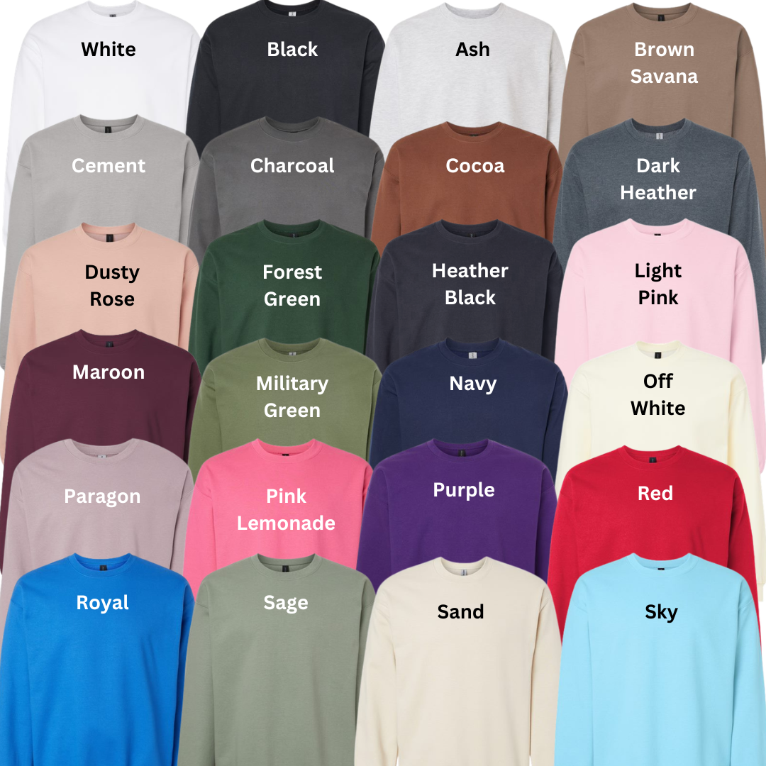 Custom Adult Softstyle Midweight Crewneck Sweatshirt