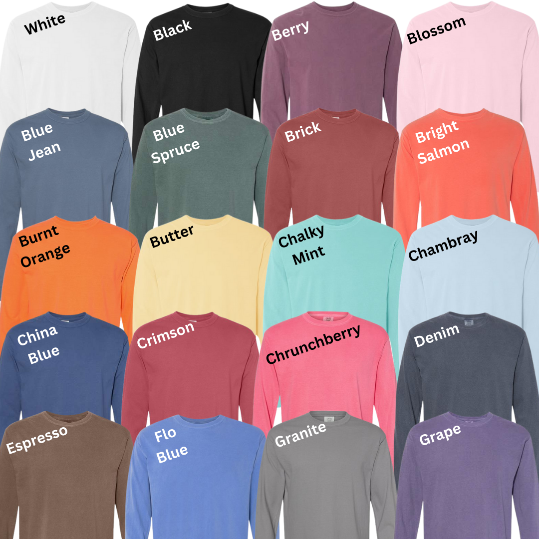 Adult Comfort Colors Long Sleeve T-Shirt