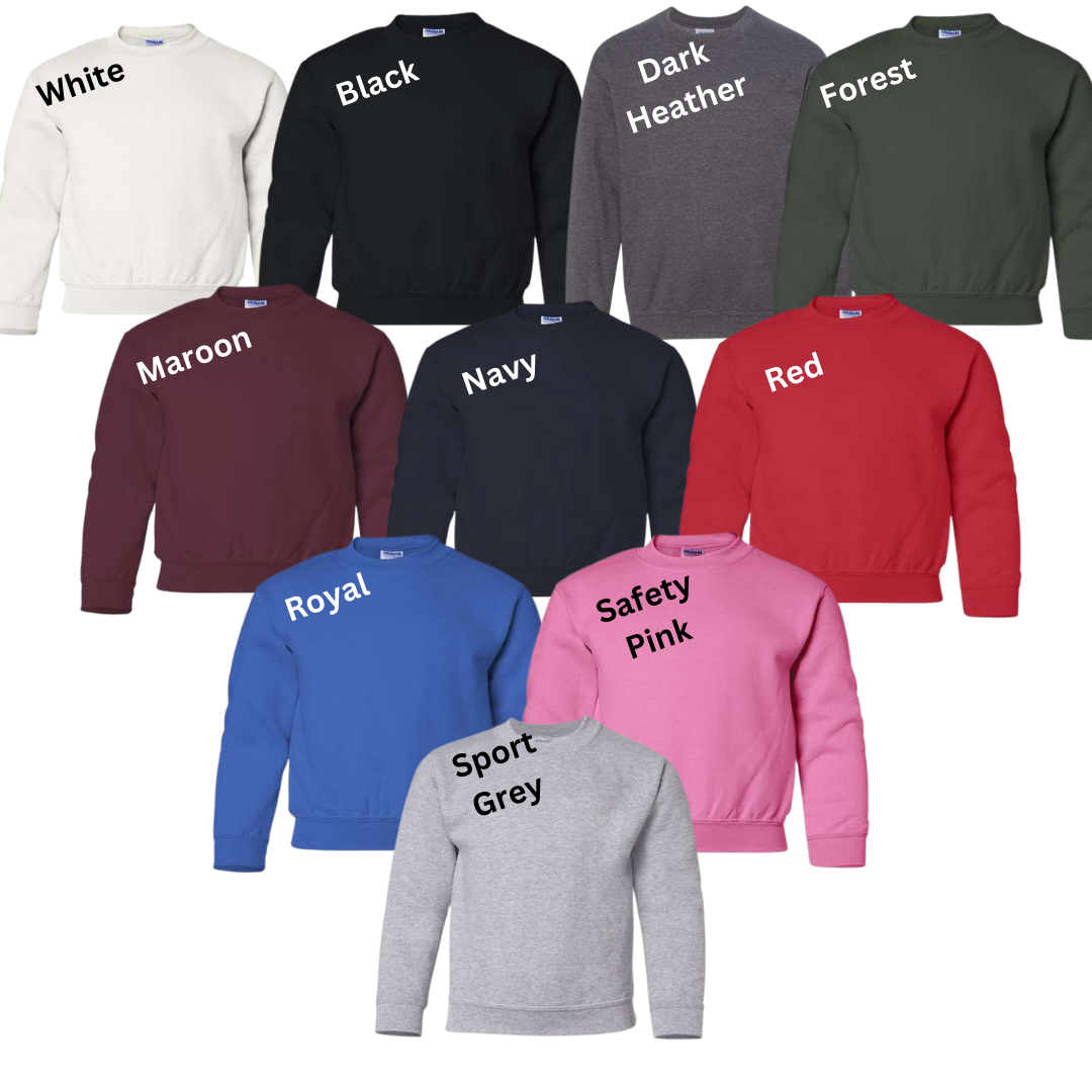 YOUTH Custom Crewneck Sweatshirts