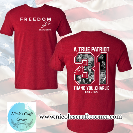Charlie Kirk Tribute T-Shirts