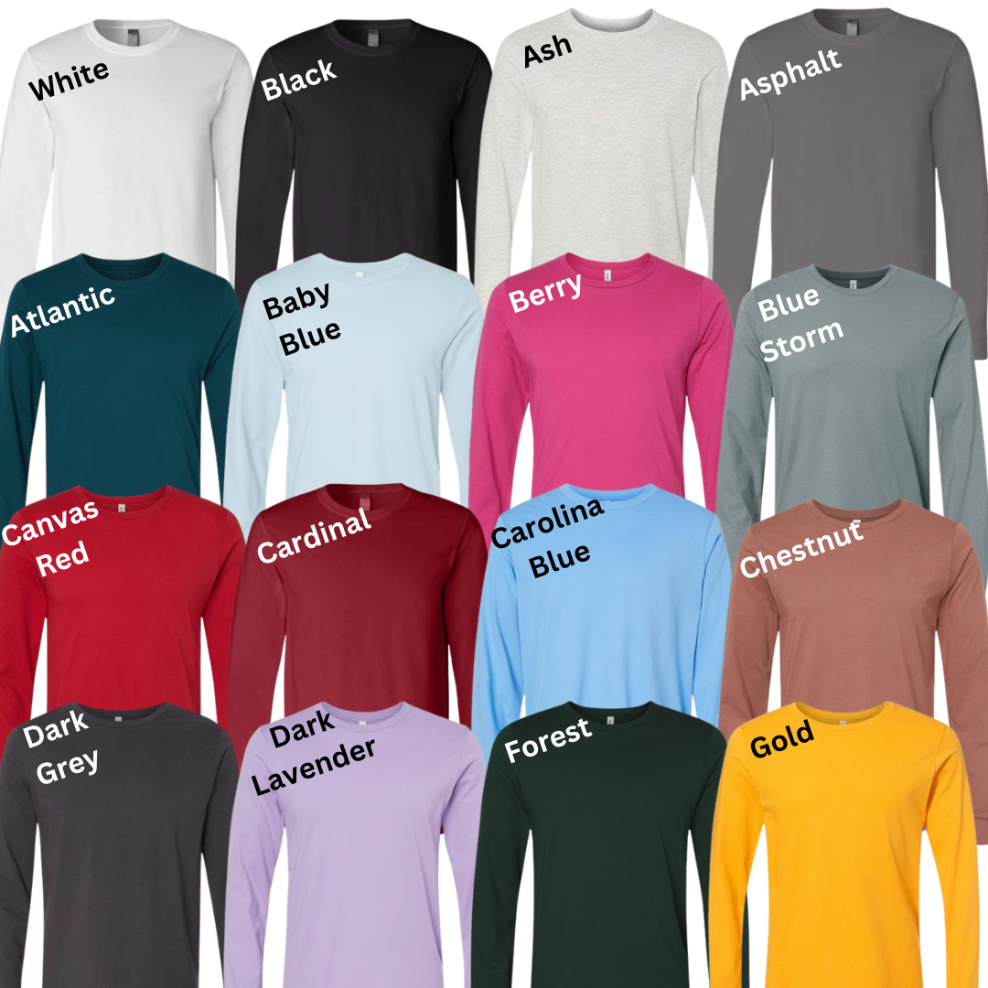 Adult Long-Sleeve Jersey T-shirts