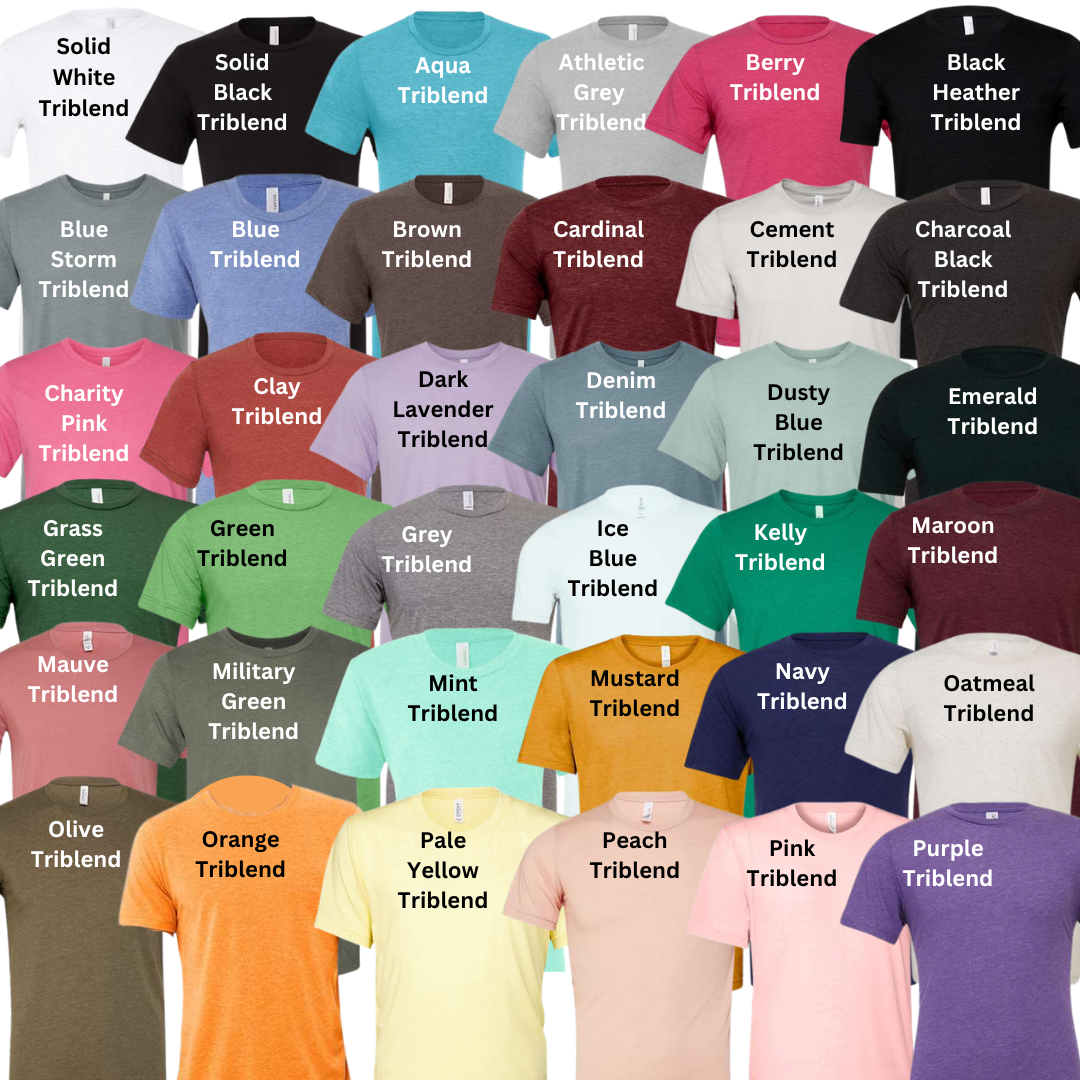 Custom Triblend T-Shirt