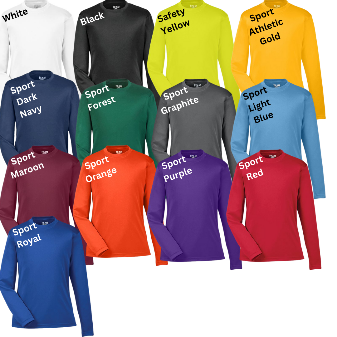 Youth Performance Long Sleeve T-Shirts