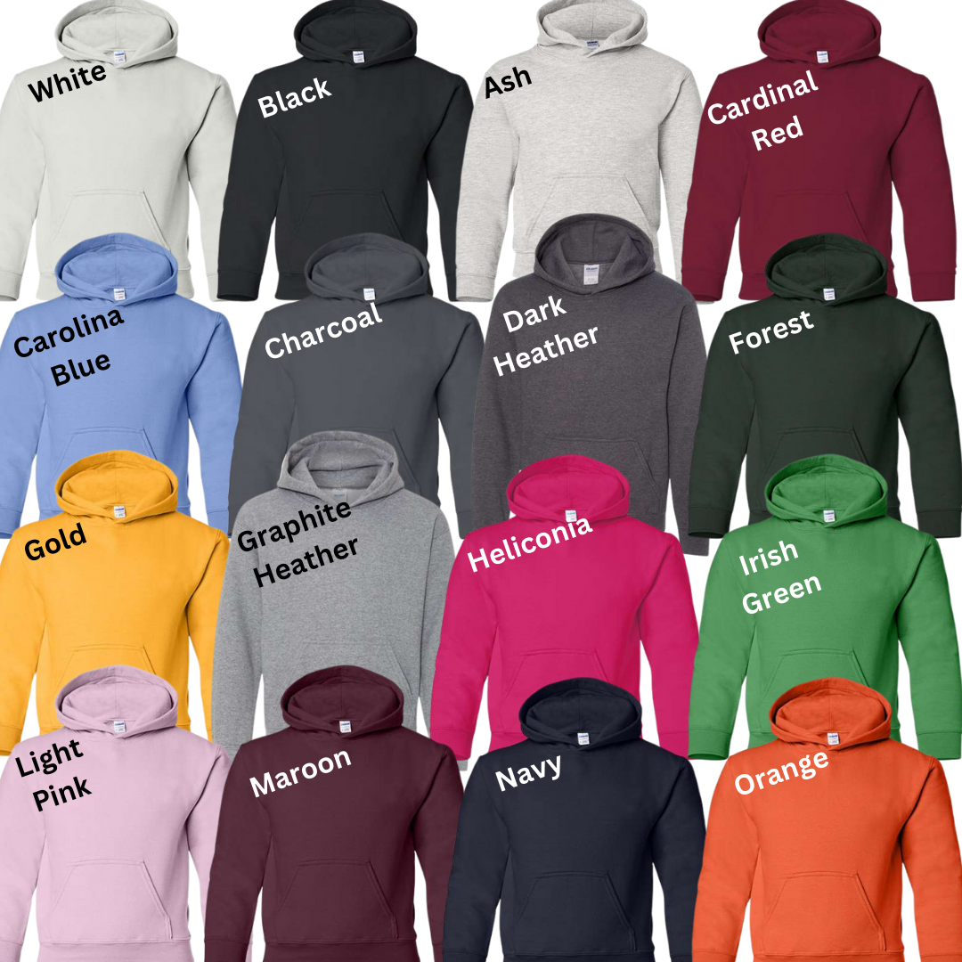 YOUTH CUSTOM 50/50 HOODIES