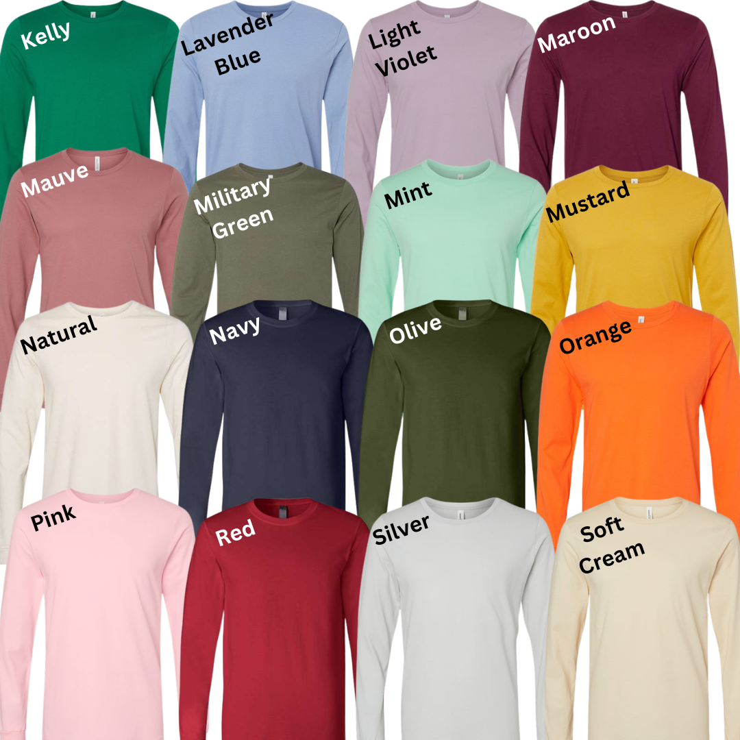 Adult Long-Sleeve Jersey T-shirts