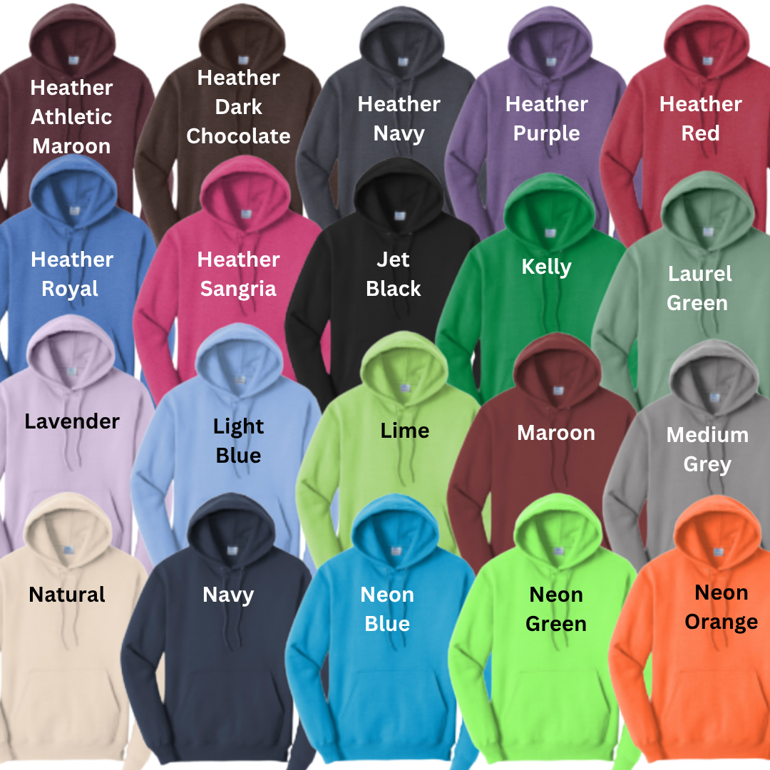 Custom Adult Core Fleece Hoodie