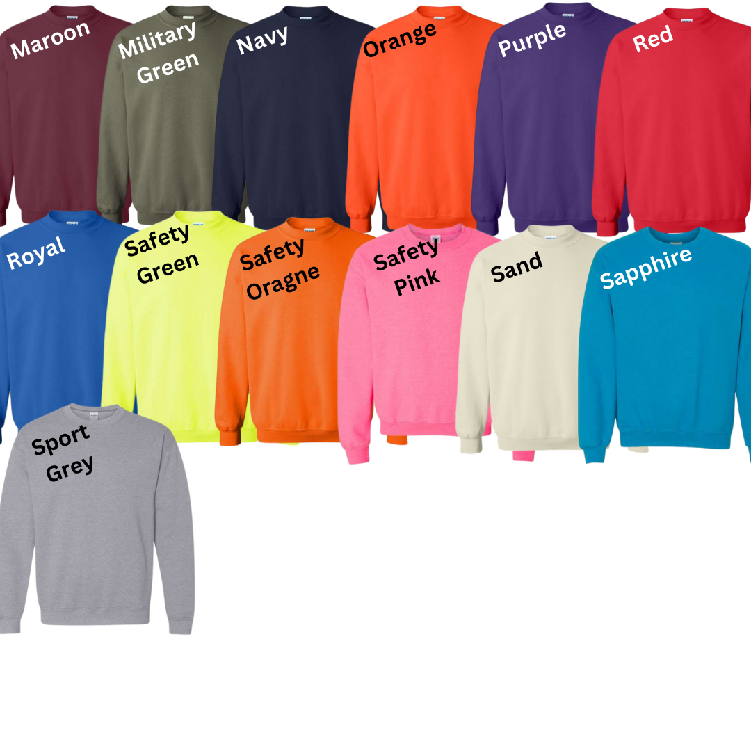 Adult Custom Crewneck Sweatshirts