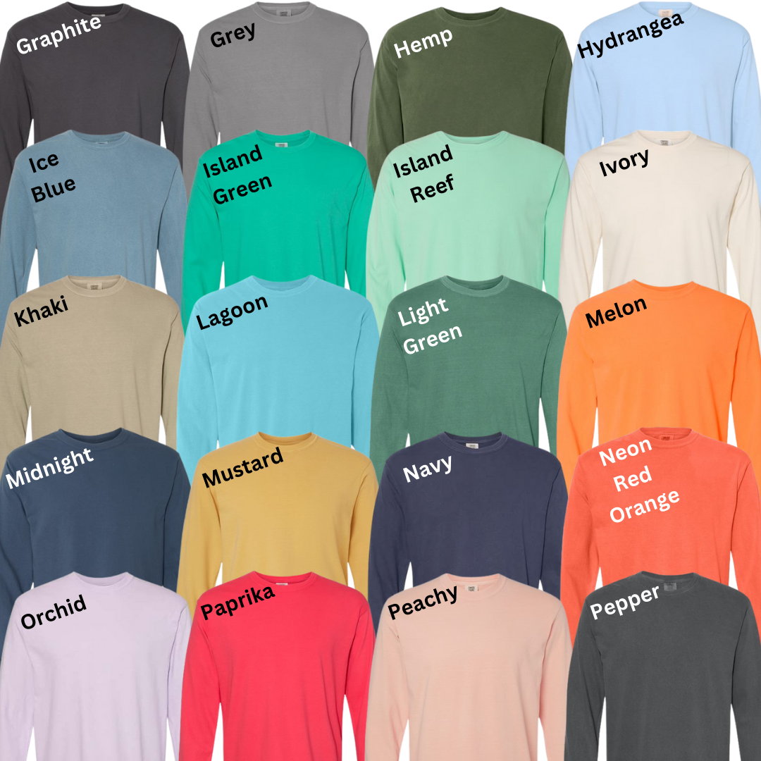 Adult Comfort Colors Long Sleeve T-Shirt