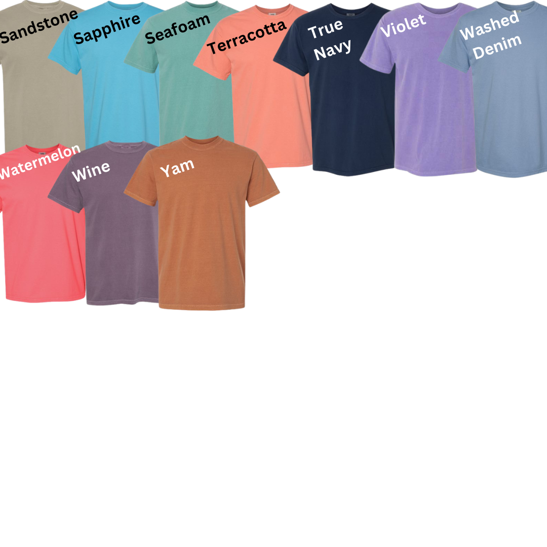 Adult Comfort Colors Custom T-Shirts