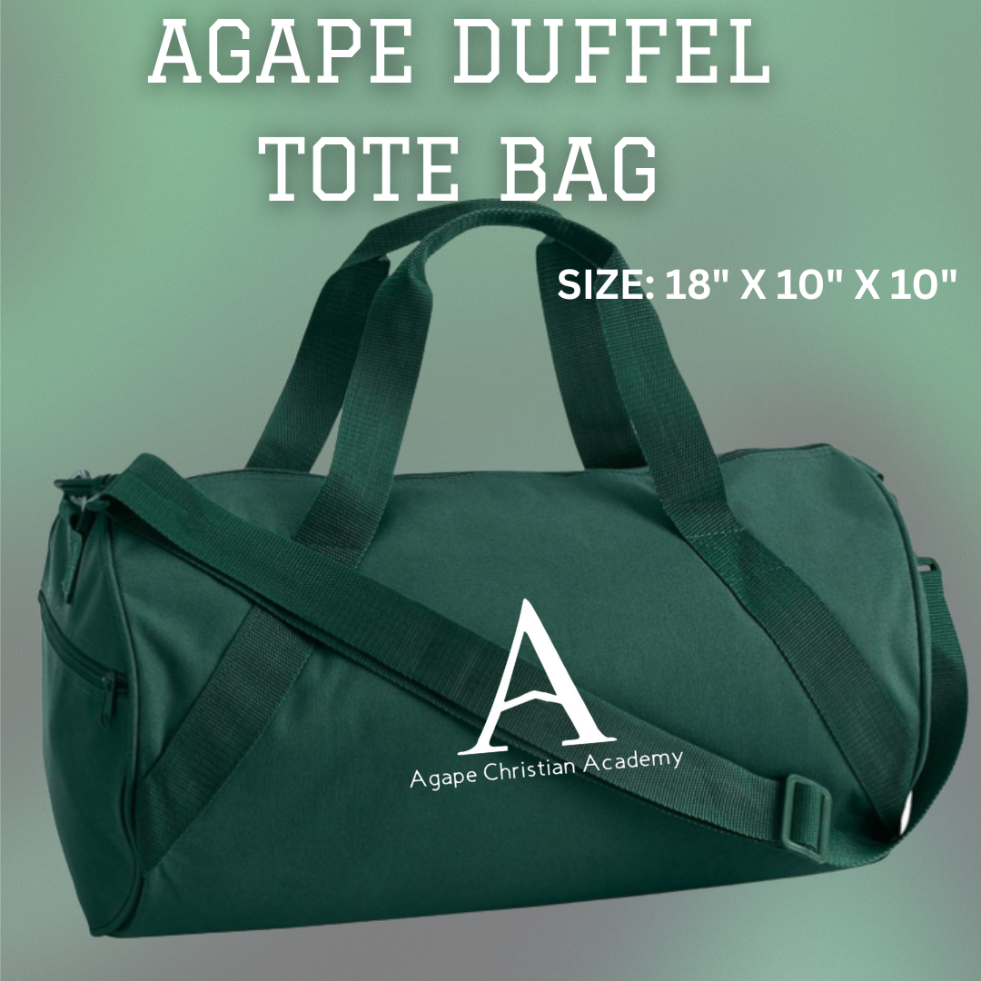 AGAPE LIGHTWEIGHT CANVAS DUFFEL BAGS