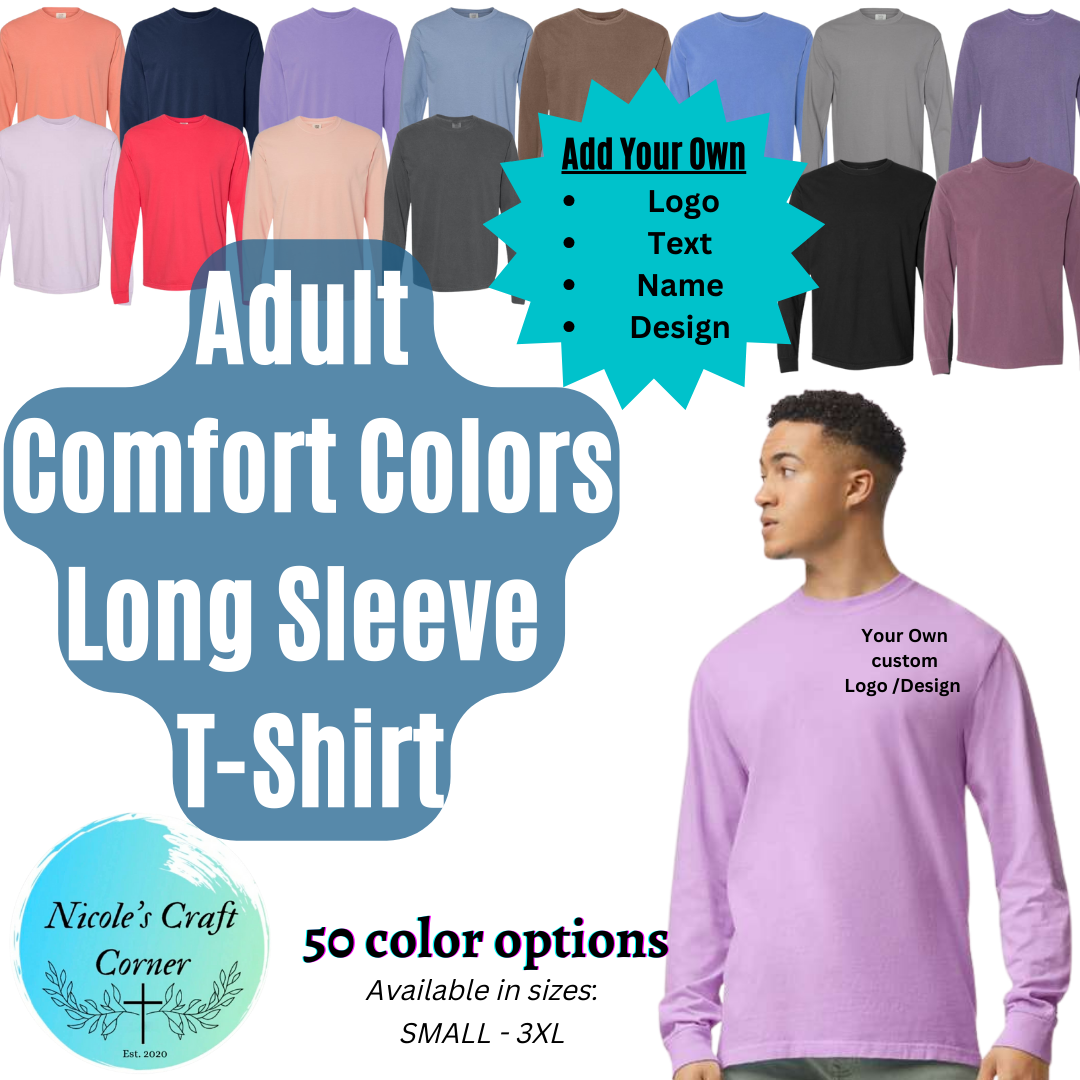 Adult Comfort Colors Long Sleeve T-Shirt