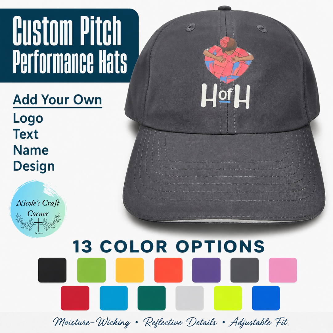 Custom Pitch Performance Hat | Personalized Moisture-Wicking Cap
