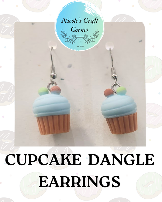 Cupcake Dangle Earrings