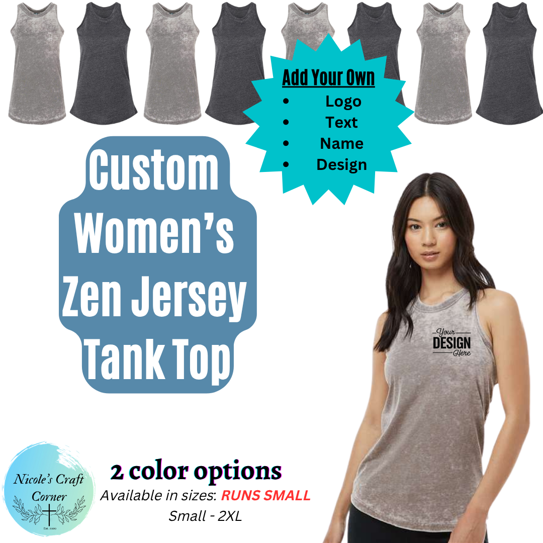 Custom Women’s Zen Jersey Tank Top