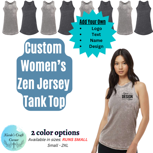 Custom Women’s Zen Jersey Tank Top