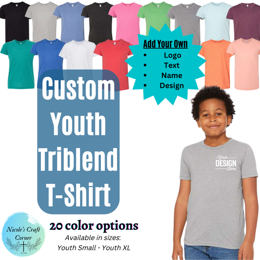 Custom Youth Triblend T-Shirt
