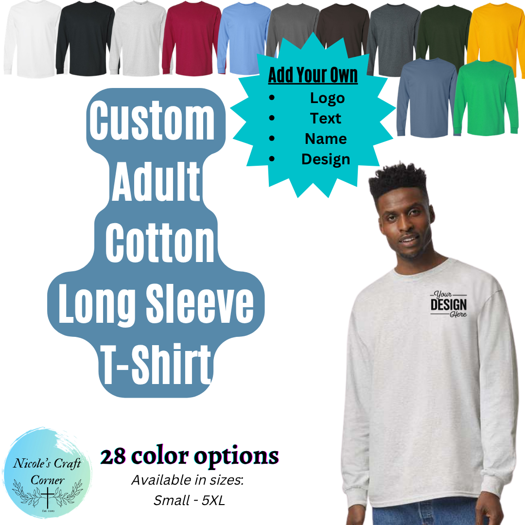 Custom Adult Ultra Cotton Long Sleeve T-Shirt