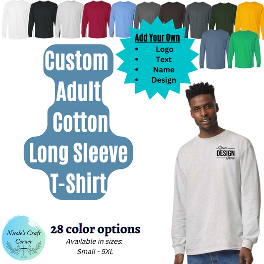 Custom Adult Ultra Cotton Long Sleeve T-Shirt