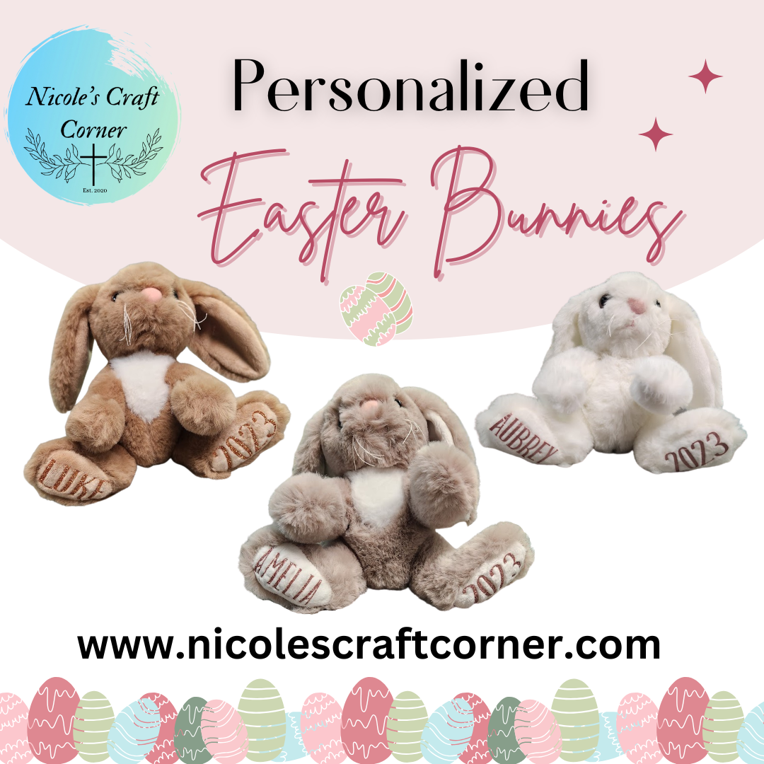 Personalized Easter Bunnies